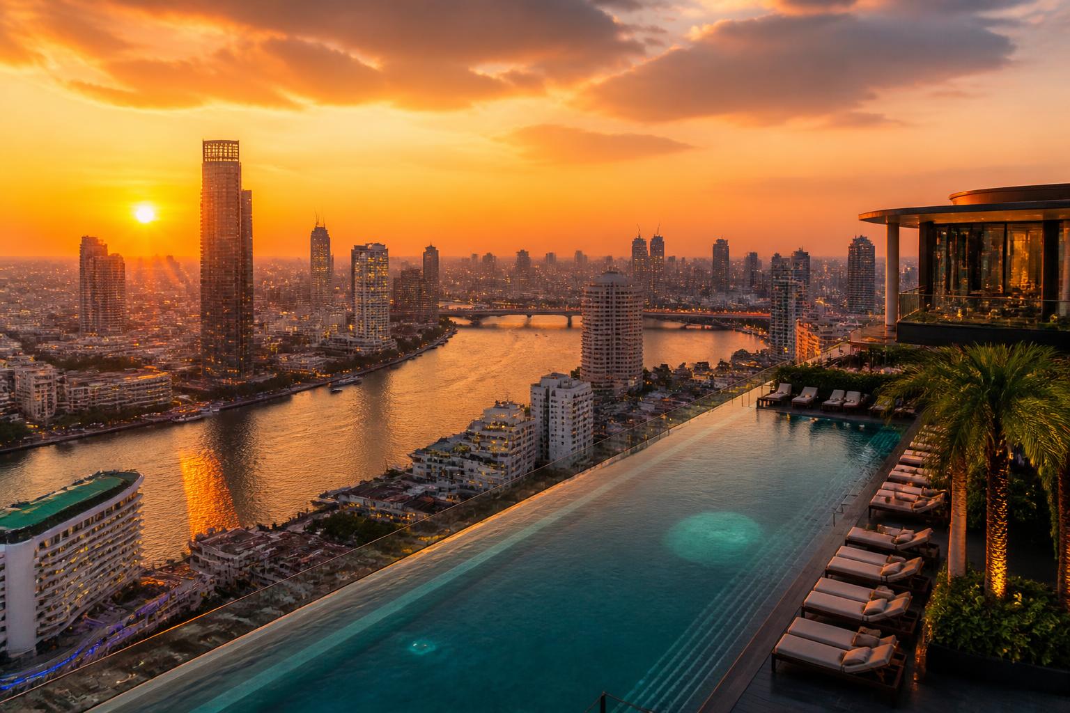 Bangkok luxury skyline